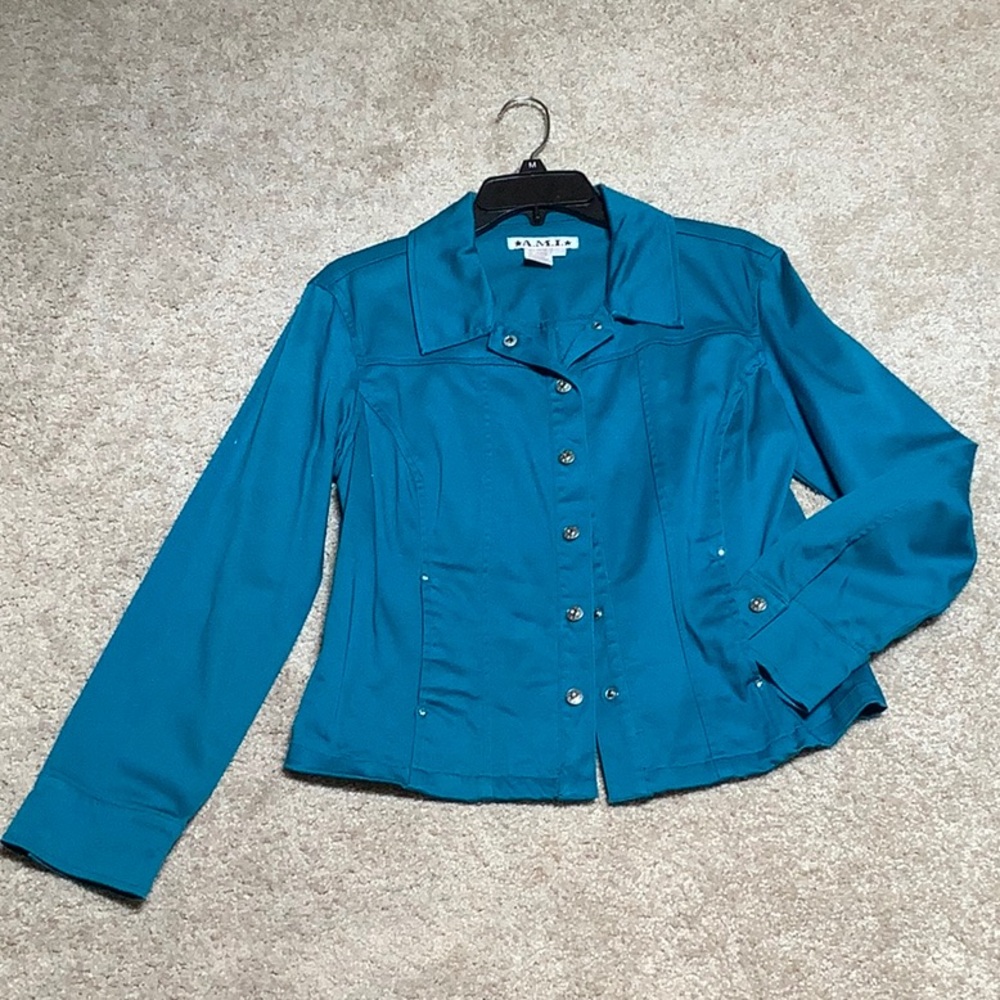 Turquoise Jean Jacket
